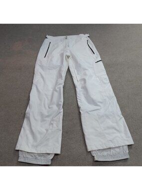 Obermeyer Womens Pants 10 White Winter Snowboarding Palisade Pant